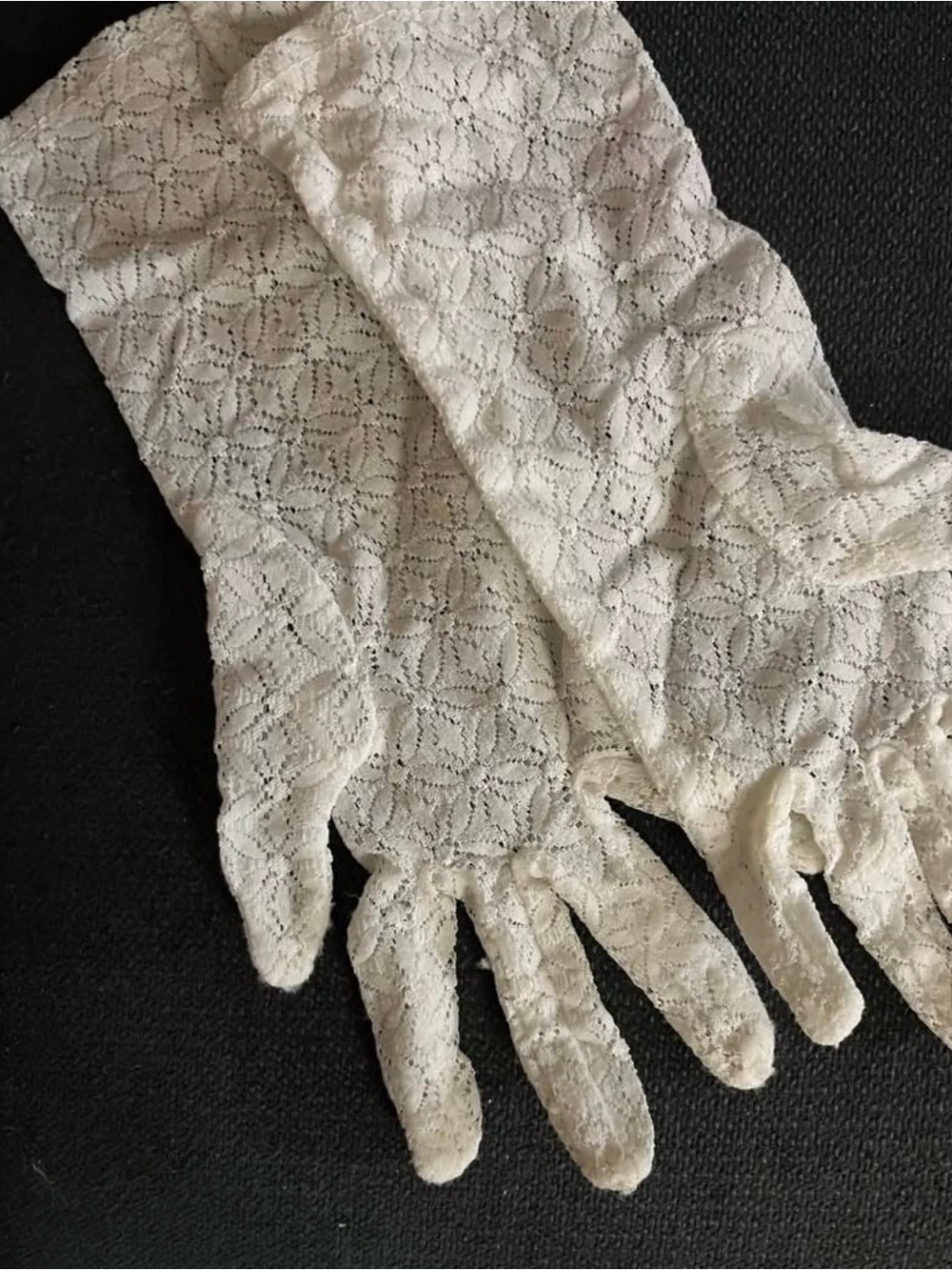 Elegant Lace Gloves for Women - White